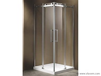 Douchecabine vierkant - 90x90x200 cm - incl. douchebak - afbeelding 1 van  1