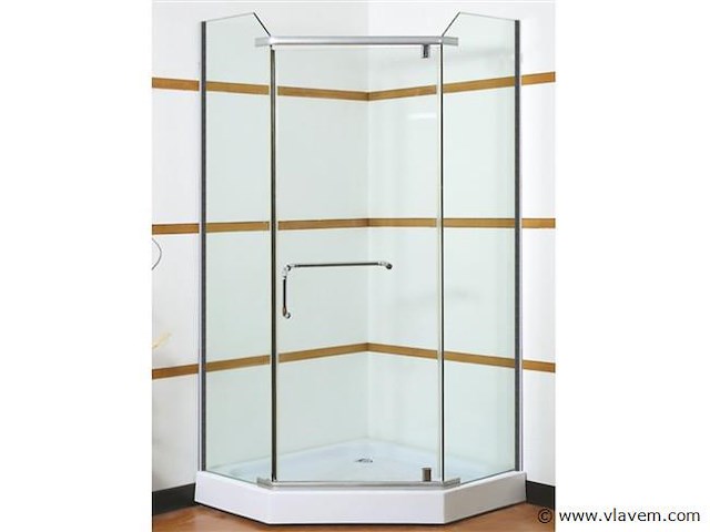Douchecabine vijfhoek - 90x90 cm - afbeelding 1 van  1