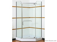 Douchecabine vijfhoek - 90x90 cm - afbeelding 1 van  1