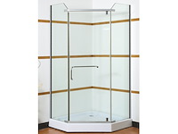 Douchecabine vonato, purevia, zilverkleurig frame - afbeelding 1 van  1