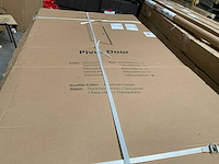 Douchedeur 100x200cm anti kalk brushed copper - afbeelding 2 van  2