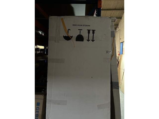 Douchedeur 2-delig 90x200 cm, zwart - afbeelding 2 van  5