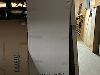 Douchedeur 2-delig 90x200 cm, zwart - afbeelding 3 van  5