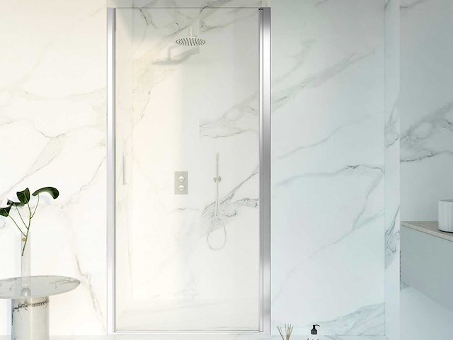 Douchedeur 90x200cm anti kalk chroom - afbeelding 1 van  2