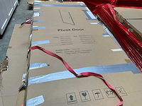 Douchedeur 90x200cm anti kalk chroom - afbeelding 2 van  2