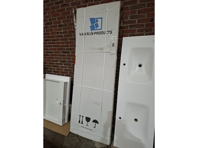 Douchedeur aan vaste wand van rijn - afbeelding 2 van  3