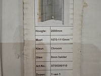 Douchedeur aan vaste wand van rijn - afbeelding 3 van  3