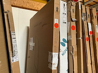 Douchedeur antikalk geborsteld messing 90x200 cm - afbeelding 2 van  2