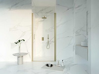 Douchedeur brushed gold 90x200cm - afbeelding 1 van  1