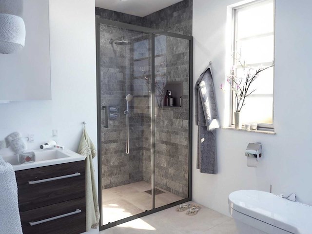 Douchedeur easy clean 120x200cm - afbeelding 1 van  3
