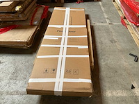 Douchedeur easy clean geborsteld messing 70x200 cm - afbeelding 2 van  2