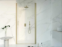 Douchedeur easy clean geborsteld messing 70x200 cm - afbeelding 1 van  2