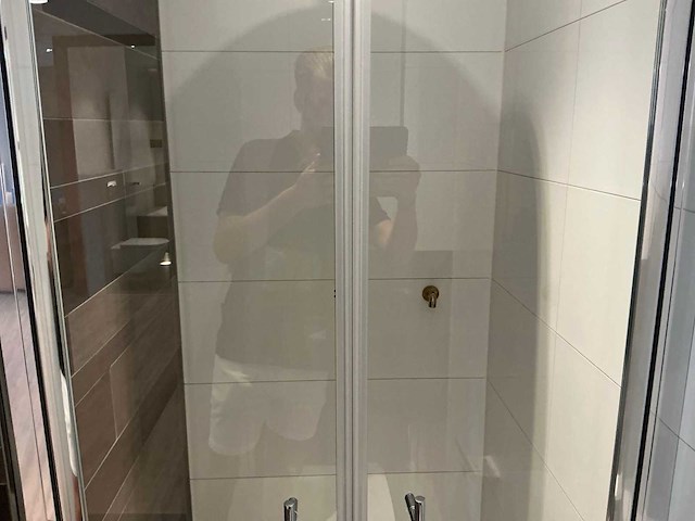 Douchedeur met klapdeuren 88 x 195 cm - afbeelding 7 van  12