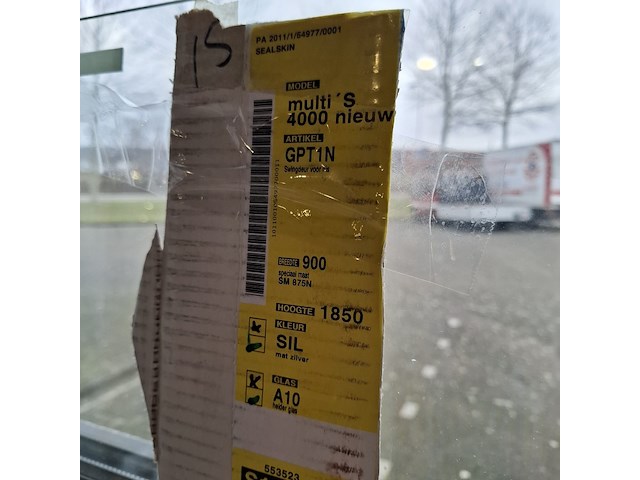 Douchedeur, sealskin, multi-s 4000 nieuw - afbeelding 3 van  4