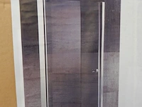 Douchedraaideur, comfort line, cfl twan, aluminium, 2000x900 - afbeelding 1 van  2