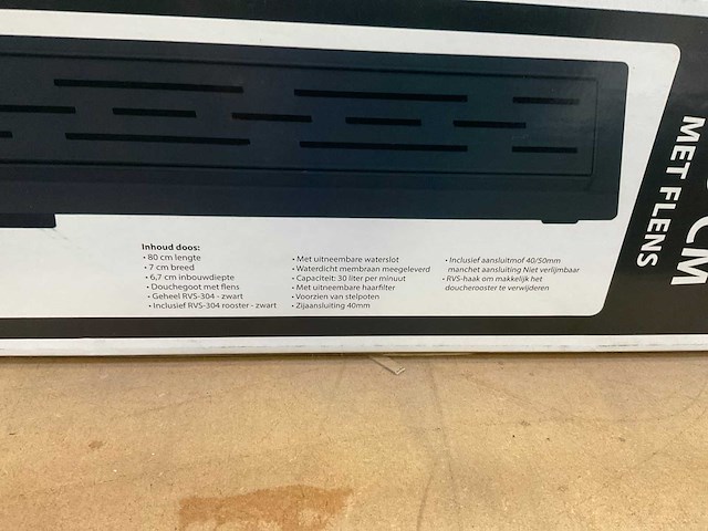 Douchegoot 90 cm - afbeelding 6 van  7