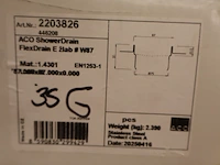 Douchegoot aco, showerdrain flexdrain e, rvs - afbeelding 6 van  7