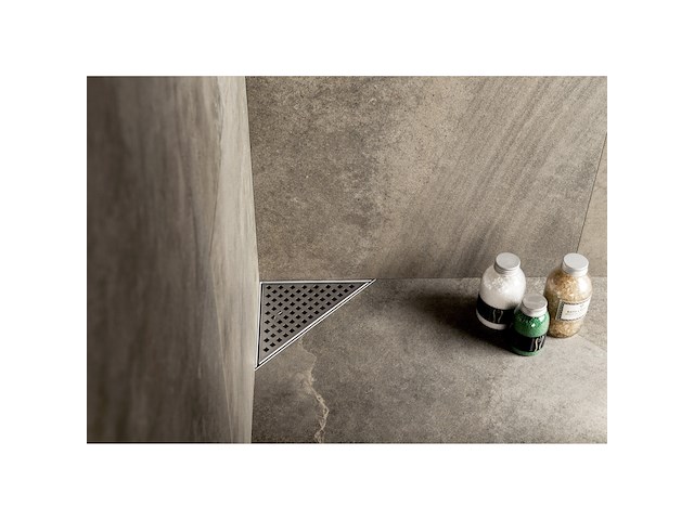 Douchegoot driehoekig, easy drain, edm-de - afbeelding 2 van  5