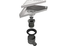 Douchegoot driehoekig, easy drain, edm-de - afbeelding 3 van  5