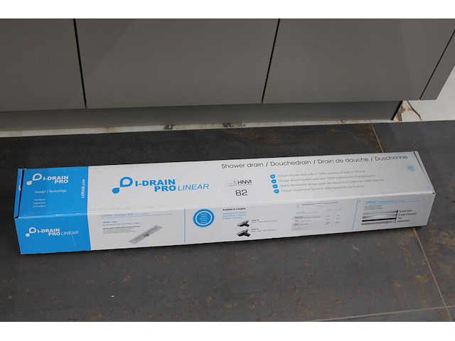 Douchegoot i-drain pro linear 54. lengte 900 mm. - afbeelding 1 van  2