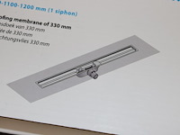 Douchegoot i-drain pro linear 54. lengte 900 mm. - afbeelding 2 van  2