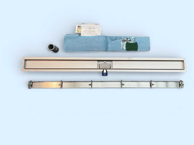 Douchegoot met tegelrooster 120cm rvs - afbeelding 1 van  3