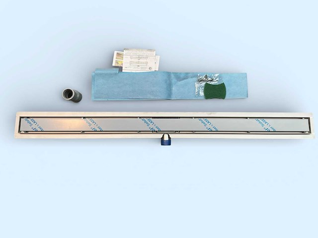 Douchegoot met tegelrooster 120cm rvs - afbeelding 2 van  3