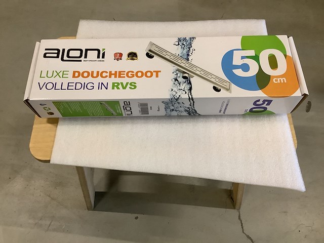 Douchegoot rvs 50 cm, aloni - afbeelding 2 van  2