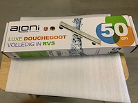 Douchegoot rvs 50 cm, aloni - afbeelding 2 van  2