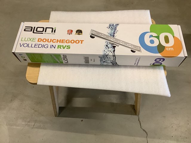 Douchegoot rvs 60 cm, aloni - afbeelding 2 van  2