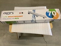 Douchegoot rvs 70 cm, aloni - afbeelding 2 van  2
