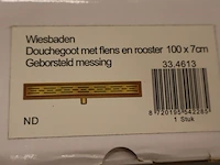 Douchegoot wiesbaden, 334613, messing - afbeelding 2 van  3