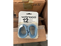 Douchegordijn/doucheringen (110x) - afbeelding 2 van  4