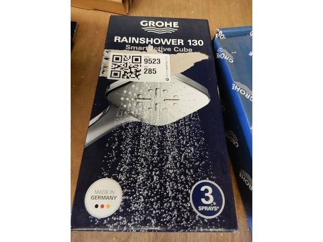 Douchekop, grohe, rainshower 130cube, chroom - afbeelding 1 van  4