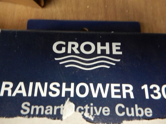 Douchekop, grohe, rainshower 130cube, chroom - afbeelding 3 van  4