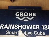 Douchekop, grohe, rainshower 130cube, chroom - afbeelding 3 van  4