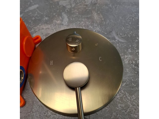 Douchekraan i.k. , inbouw, goud geborsteld - afbeelding 3 van  5