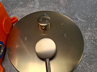 Douchekraan i.k. , inbouw, goud geborsteld - afbeelding 3 van  5