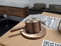 Douchemengkraan hotbath, archie, brushed copper pvd - afbeelding 2 van  5