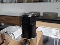 Douchemengkraan hotbath, archie, brushed copper pvd - afbeelding 4 van  5