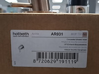 Douchemengkraan hotbath, archie, brushed copper pvd - afbeelding 5 van  5