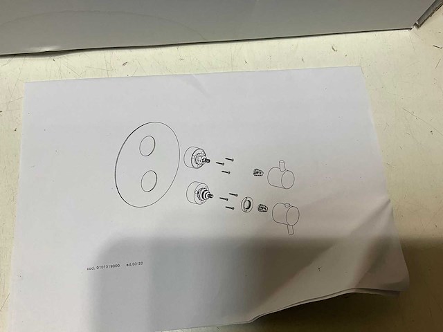 Douchemengkraan inbouw - afbeelding 4 van  5