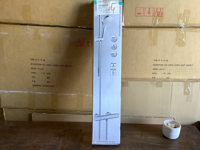 Doucheset 72 cm, incl thermostaat, hans grohe, croma select s vario, chroom - afbeelding 2 van  5