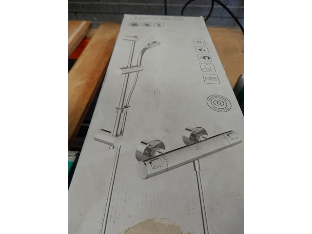 Doucheset, ideal standard, ceratherm t25, chroom - afbeelding 1 van  3