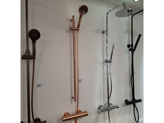 Doucheset xenz, pure, oud koper - afbeelding 3 van  9