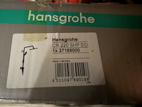 Douchesysteem met thermostaatkraan hansgrohe, croma 220 showerpipe ecostat comfort - afbeelding 3 van  3