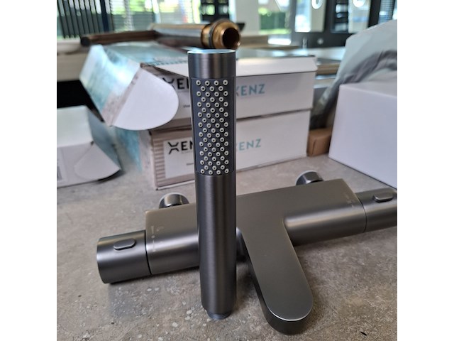 Douchethermostaat, gun metal light - afbeelding 6 van  7