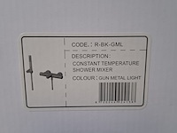 Douchethermostaat, gun metal light - afbeelding 7 van  7