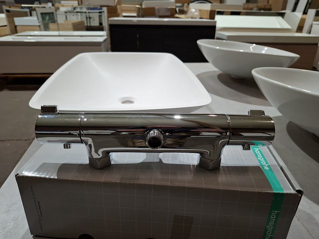 Douchethermostaat hansgrohe, universeel, chroom - afbeelding 1 van  4