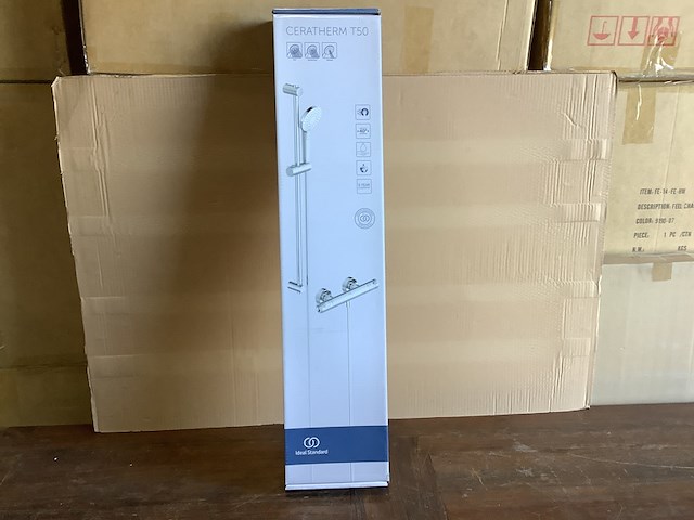 Douchethermostaat met idealrain evo, ideal standard, ceratherm t50, chroom - afbeelding 2 van  4